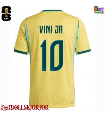 Brasilien Vinicius Junior #10 Hemmatröja VM 2026 Kortärmad